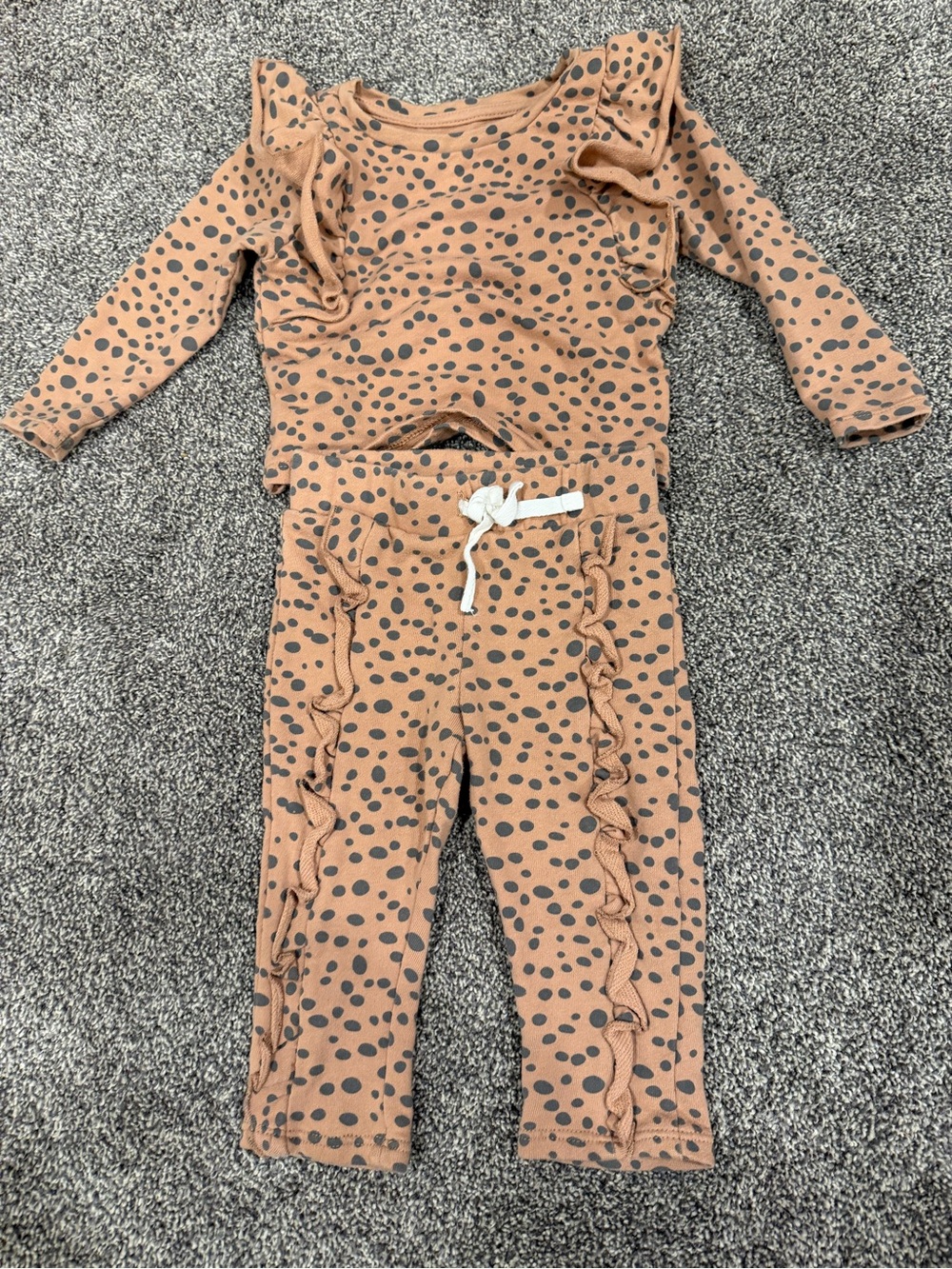 Grayson mini leopard matching set 18M